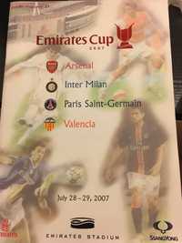 Program meczowy Emirates Cup 2007. Arsenal Londyn