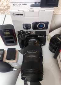 Canon m 6 mark ll kit 15-45+ Sigma 18 -35