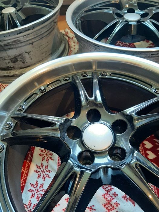 Felgi aez r 18 5x100, świeżo wypolerowane.
(Audi też na sprz
