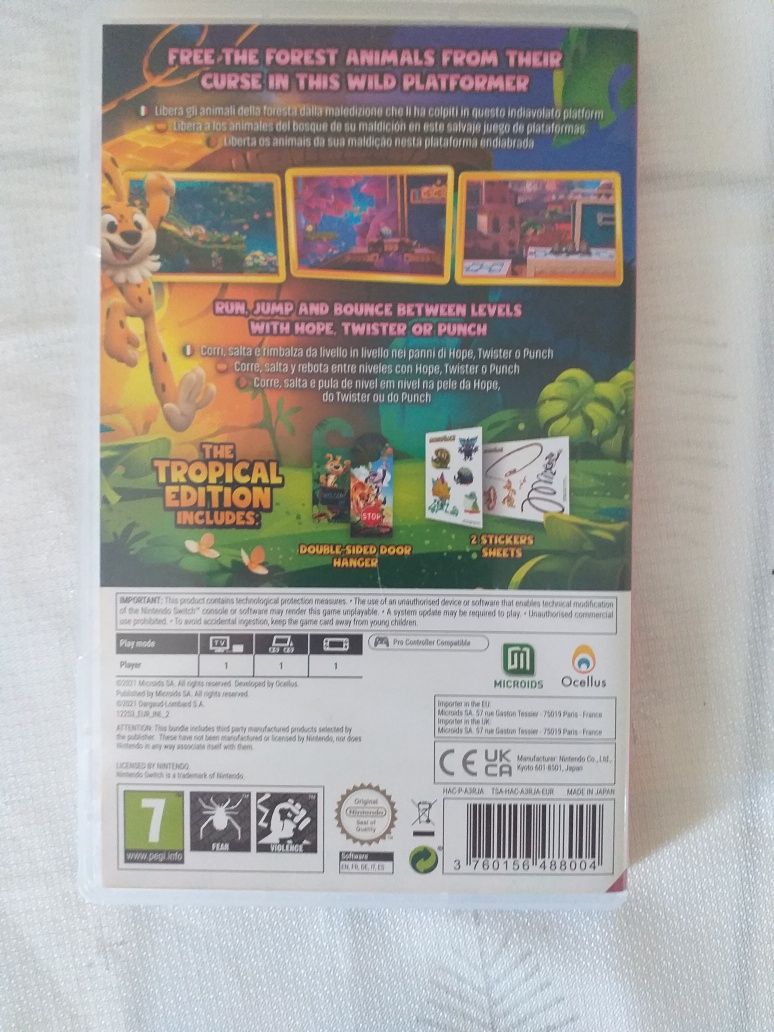 Marsupilami Nintendo Switch