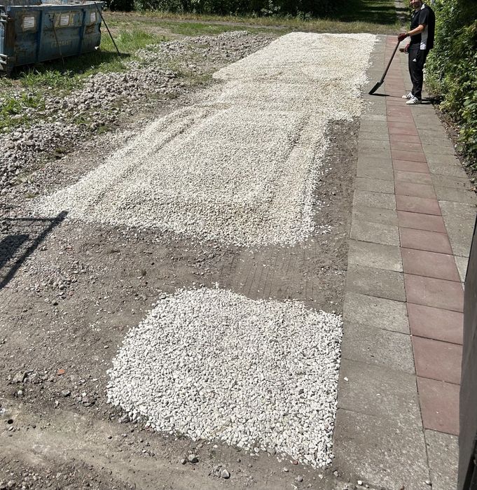 SZARY GRYS LODOWY Kamień na Podjazd Parking Zasypanie Opaska Akwarium