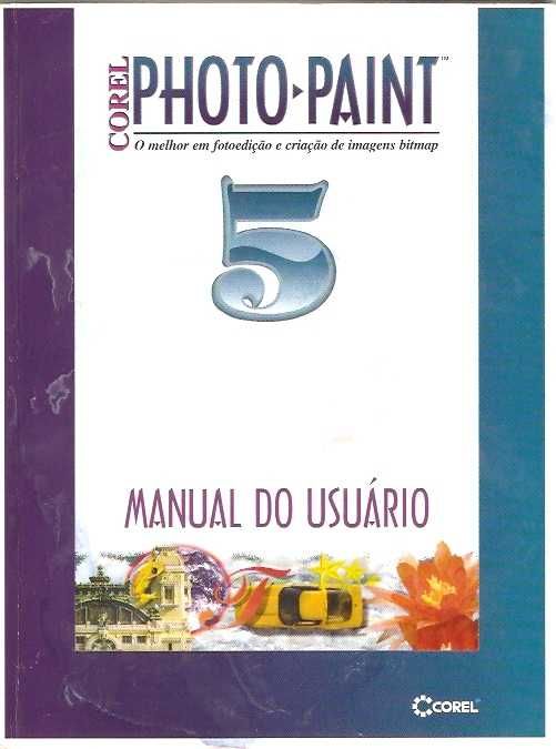 manual de instruções Corel Photo-Paint 5 em português