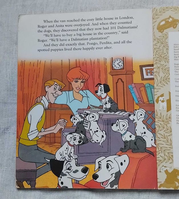 101 dalmatians Walt Disney's Classic книга для детей на английском