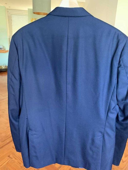 Blazer Sacoor Brothers Azul Escuro Tam 50 - NOVO