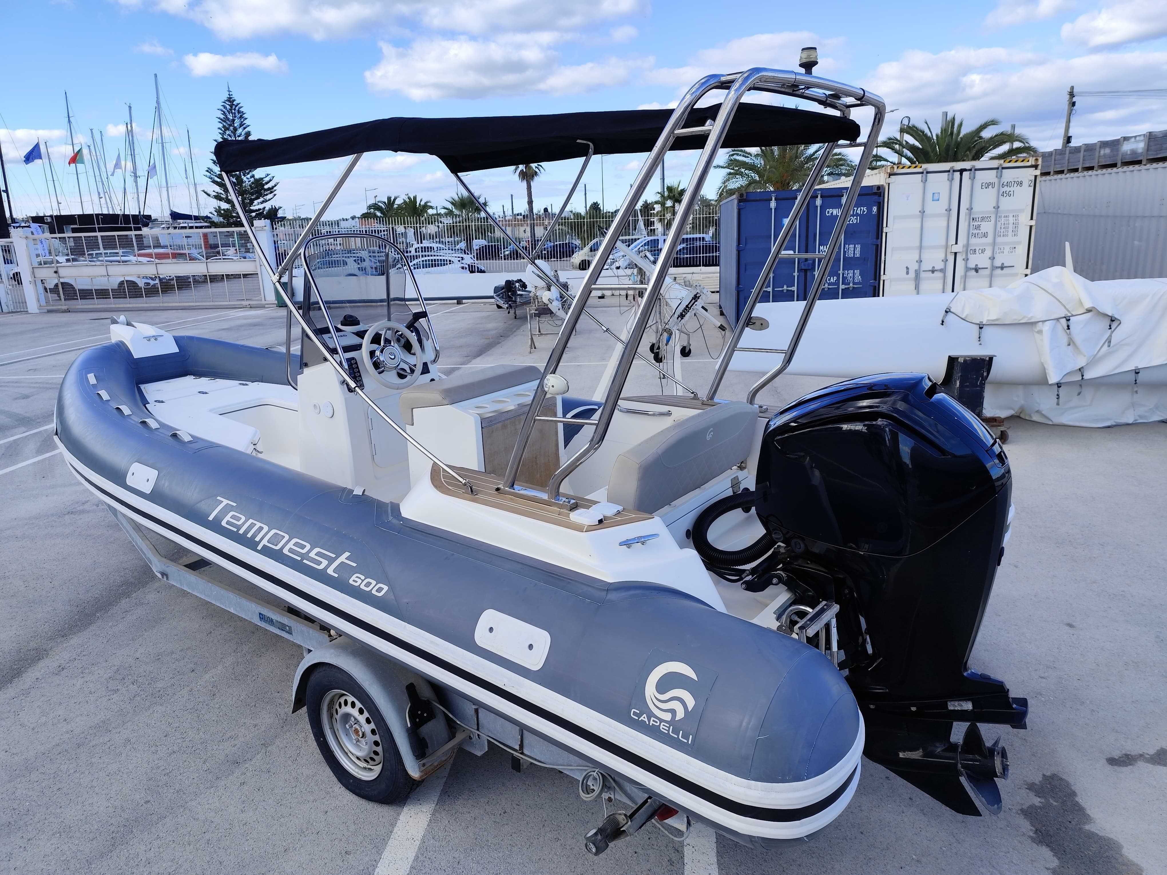 Semi-rígido recreio hydrosport RIB CAPELLI TEMPEST 600 + MERCURY 115HP