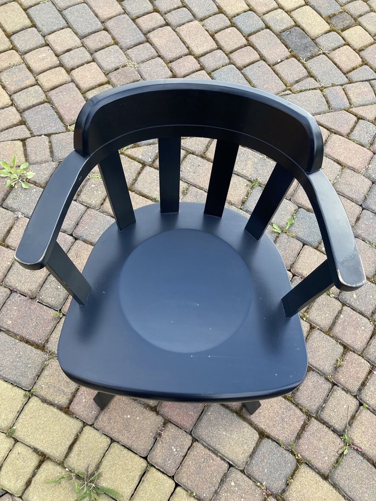 Drewniane krzesło obrotowe IKEA