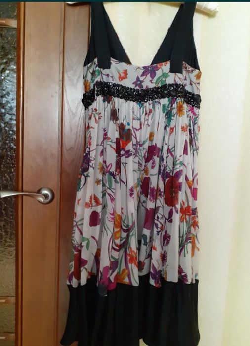 Платье Сарафан шелк ZARA S размер