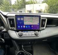 Магнітола Rav4 2013-2019. CarPlay,8 ядер, Q-Led екран ,слот під SIM