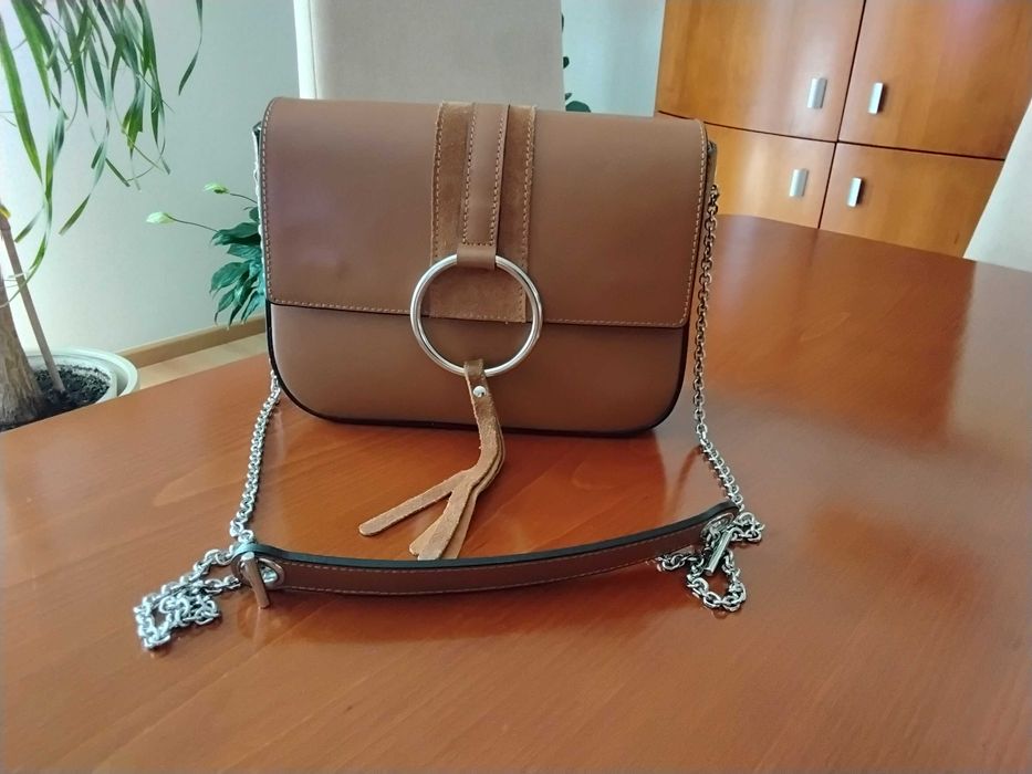 Włoska torebka ze skóry