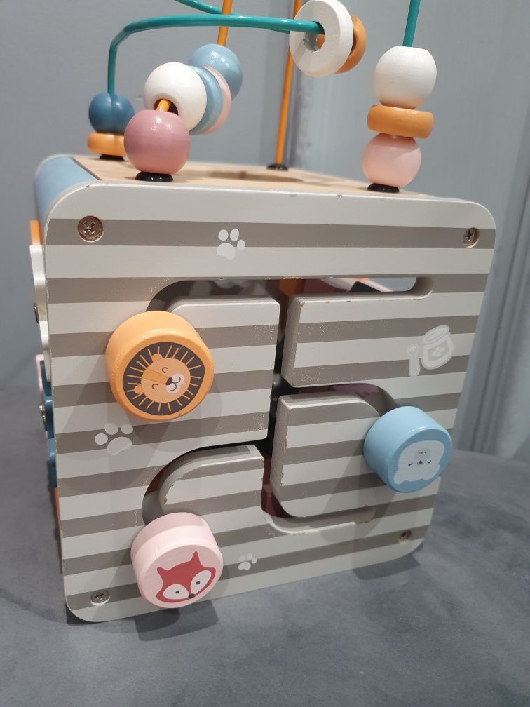 Бізікуб дерев'яний Viga Toys 5 в 1