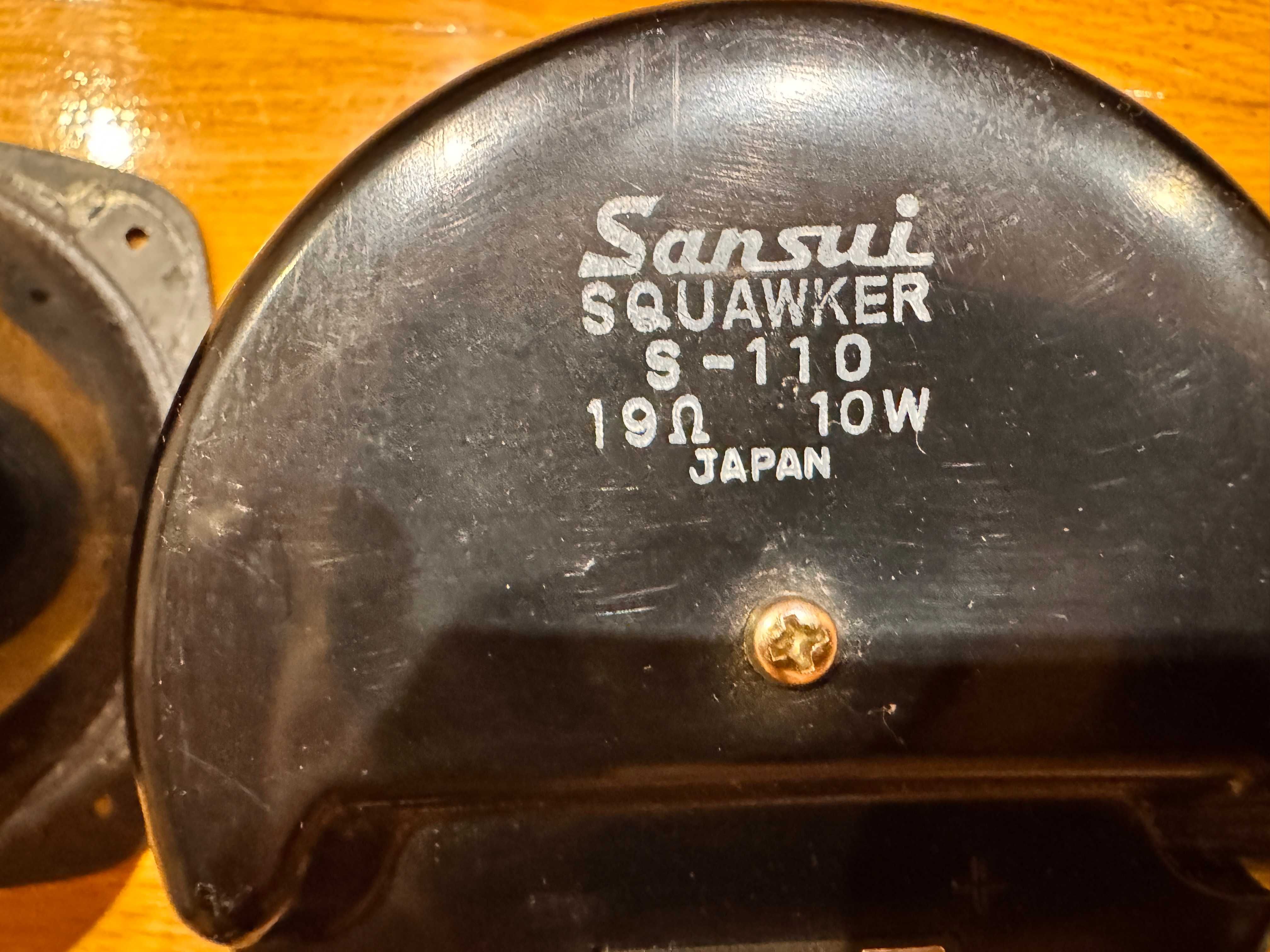 Sansui SP 2500 dwa głośniki Sansui S-110 Japan