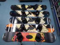 Deski snowboard Firefly z wiązaniami, 5 szt,  pakiet 731