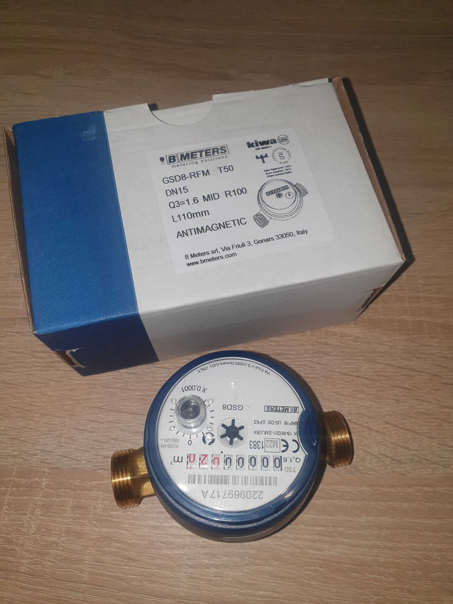Wodomierz  B METERS GSD8-RFM T50,