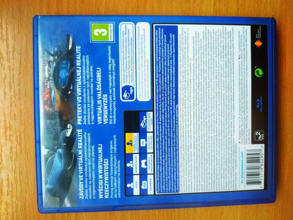 Driveclub vr ps4, stan bardzo dobry, możliwa wysyłka olx..