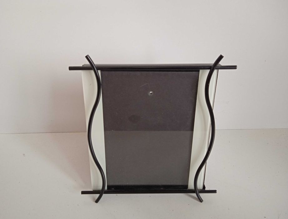 Металлическая фоторамка стекло, бархат