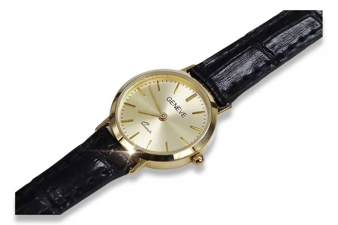 Złoty zegarek damski 14k 585 Geneve lw118y Wrocław biżuteria