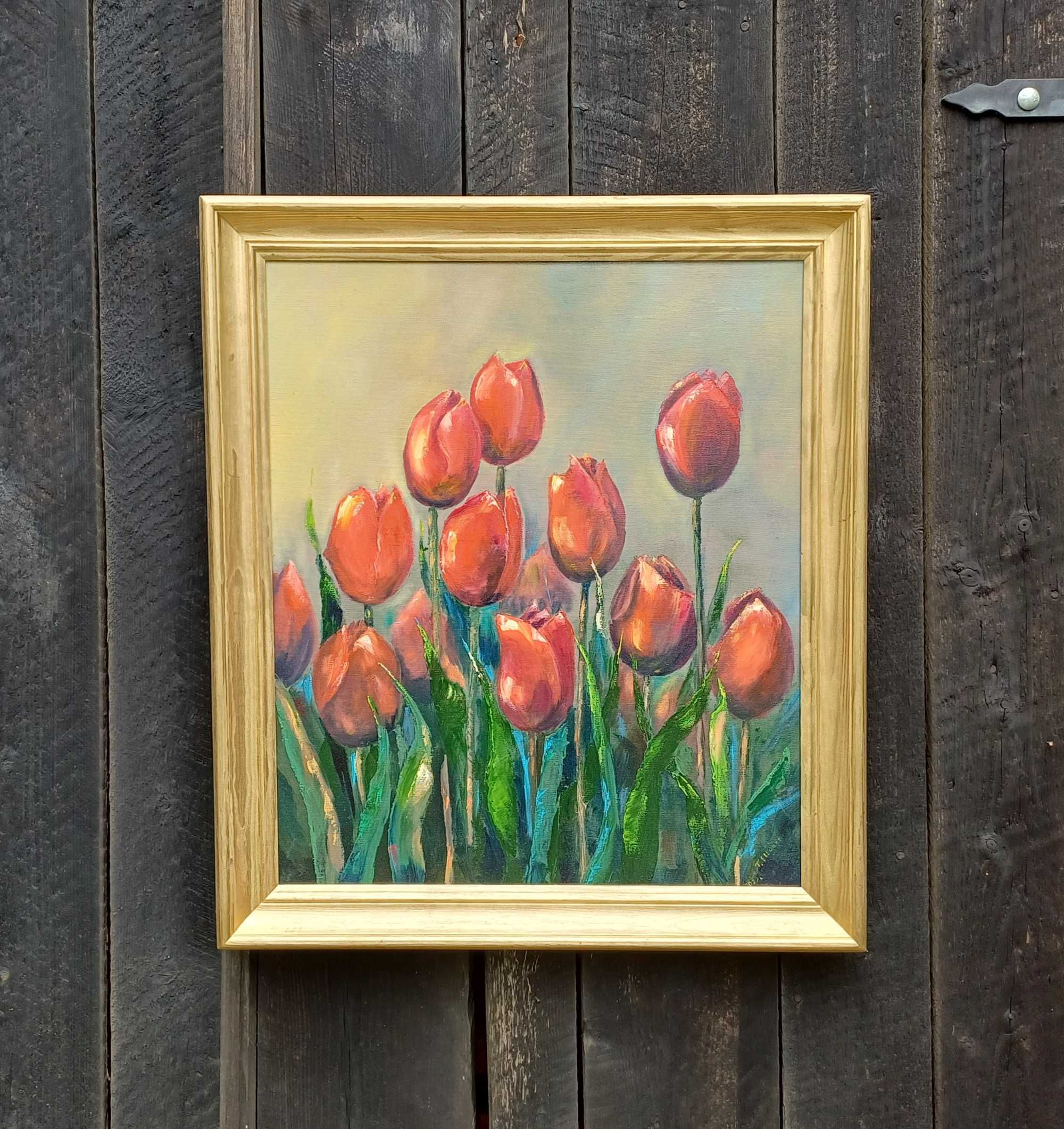 Obraz olejny na płótnie - Tulipany