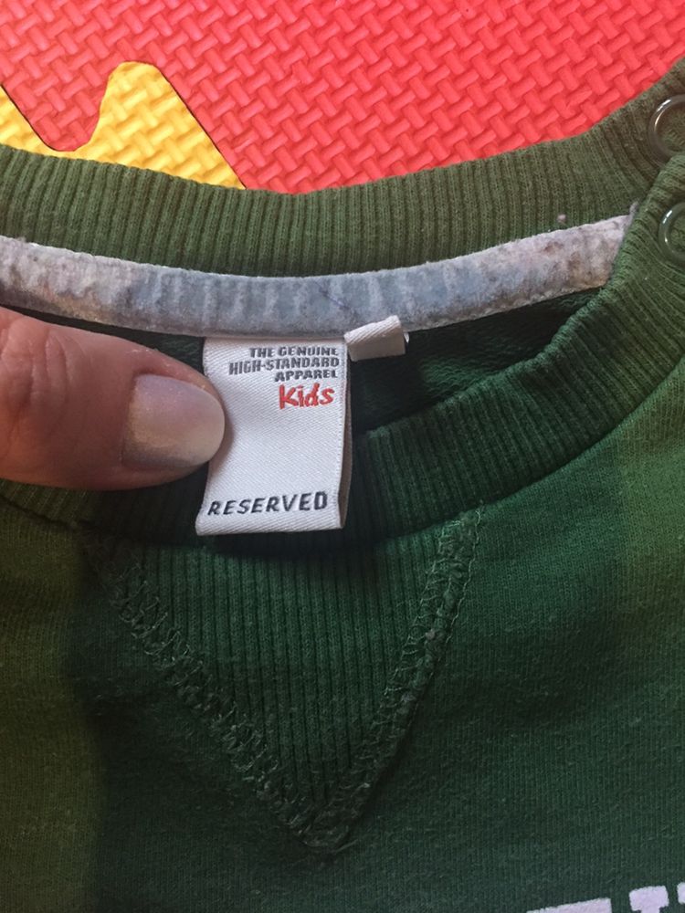 Sweterek bluza zielona 80 Reserved