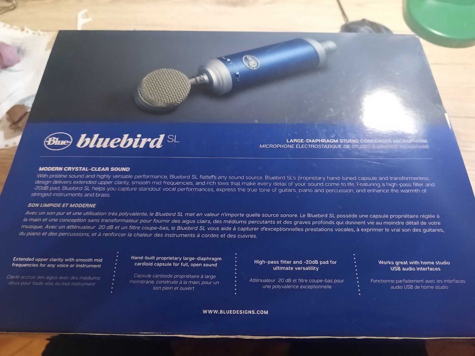 Новий оригінальний   мікрофон Blue Microphones Bluebird SL
