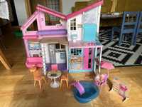 Dom Malibu Barbie + samochód + basen