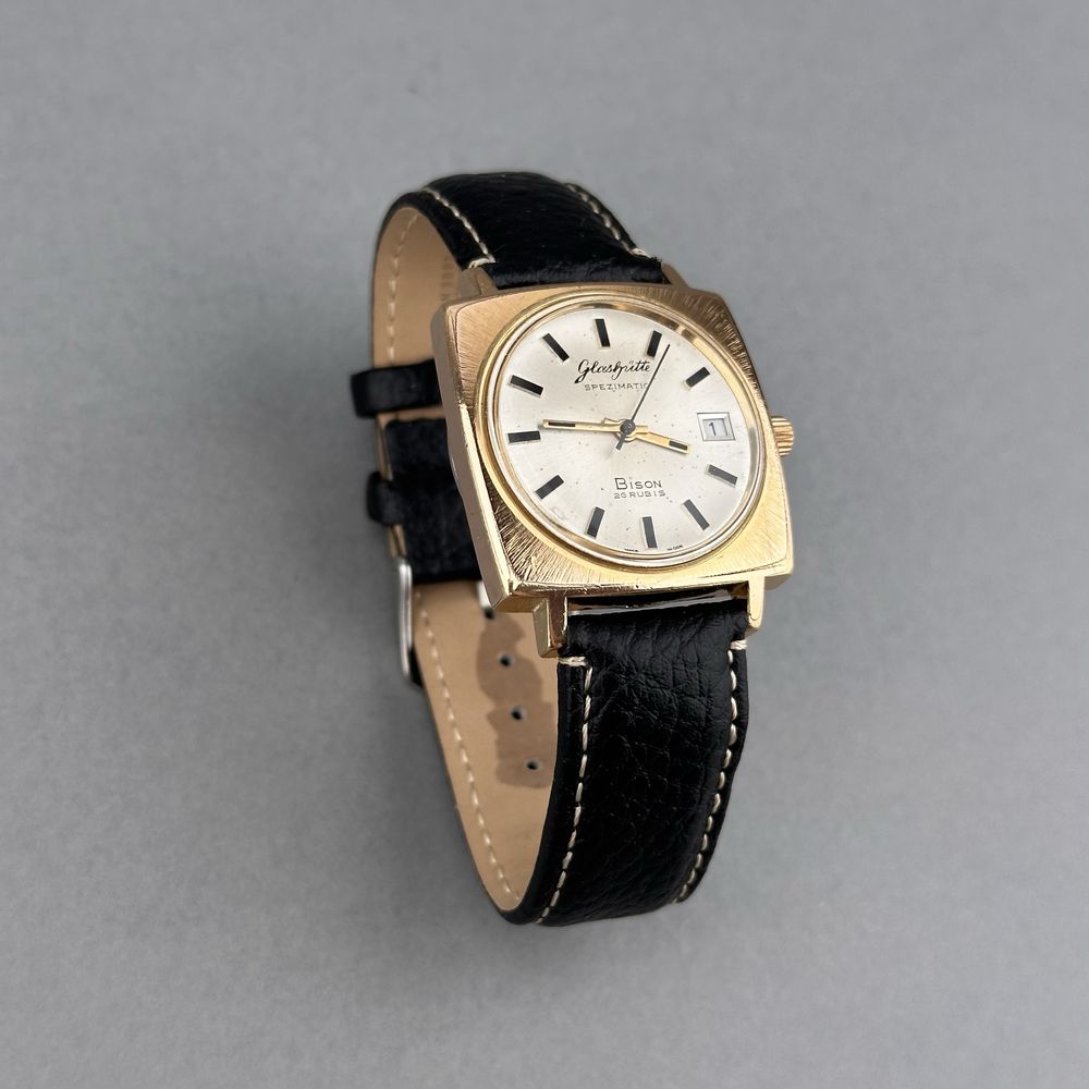 Zegarek vintage Glashütte Spezimat – DDR | jasna tarcza | automatyczny