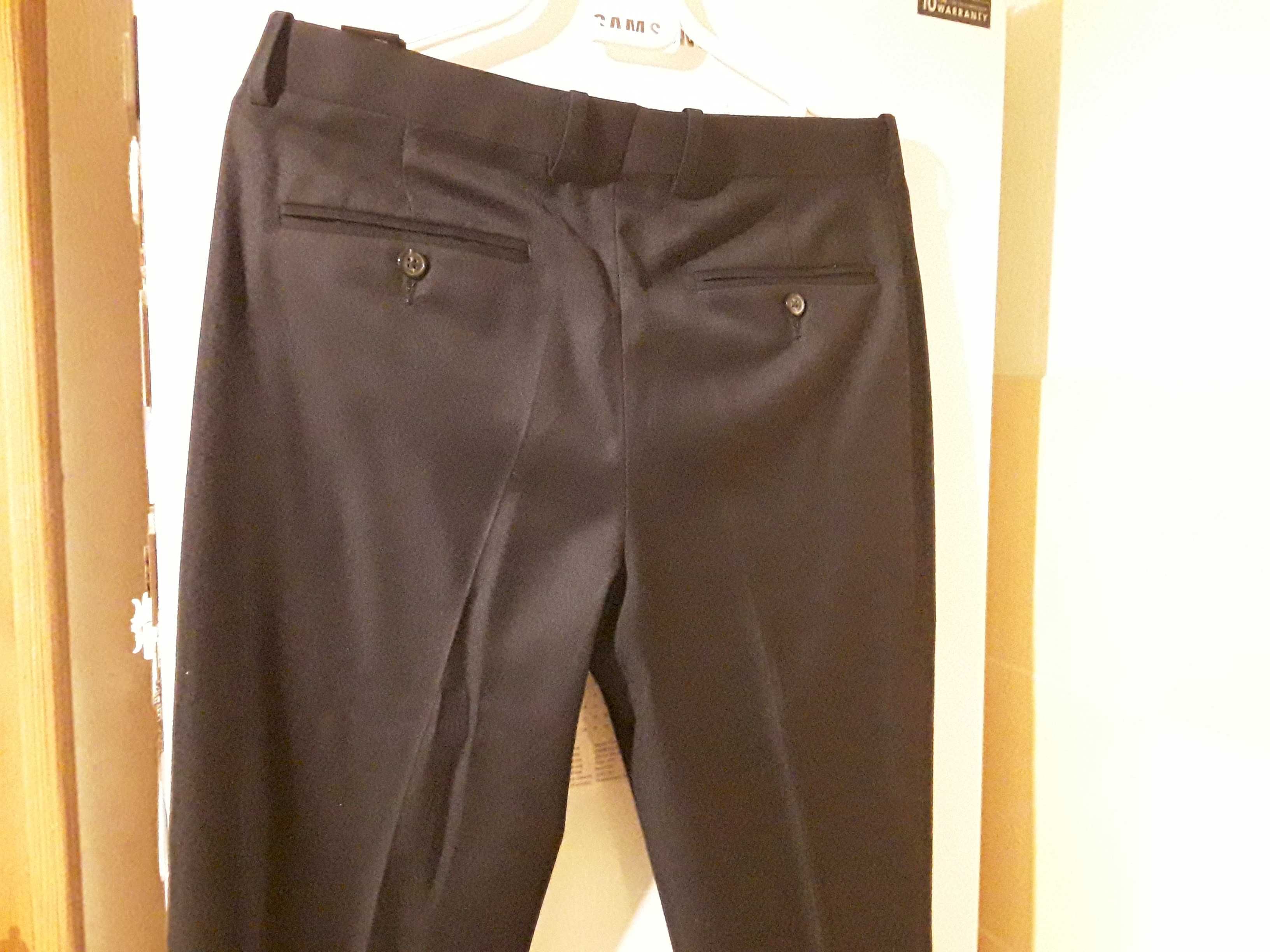 Spodnie męskie klasyczne granatowe H&M eur 50 slim fit 175/88A