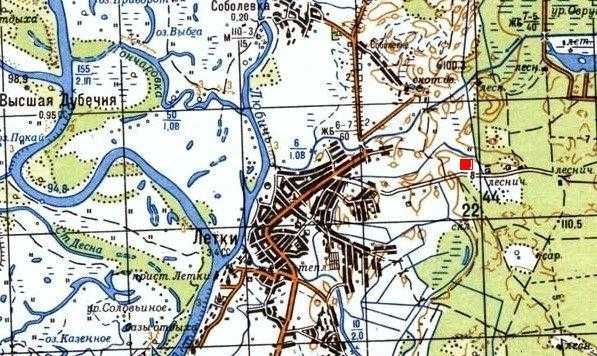 1,6-10 ГА біля заповідника з озером с Літки