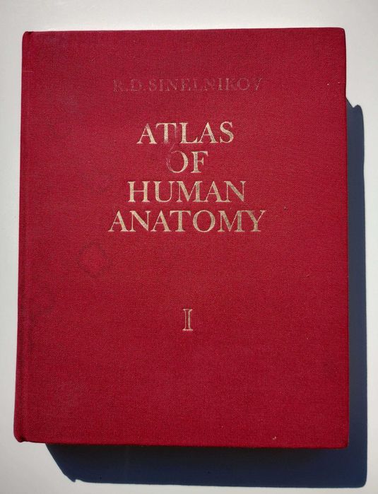 ATLAS OF HUMAN ANATOMY R.D.Sinelnikov komplet, 1, 2 i 3 tom