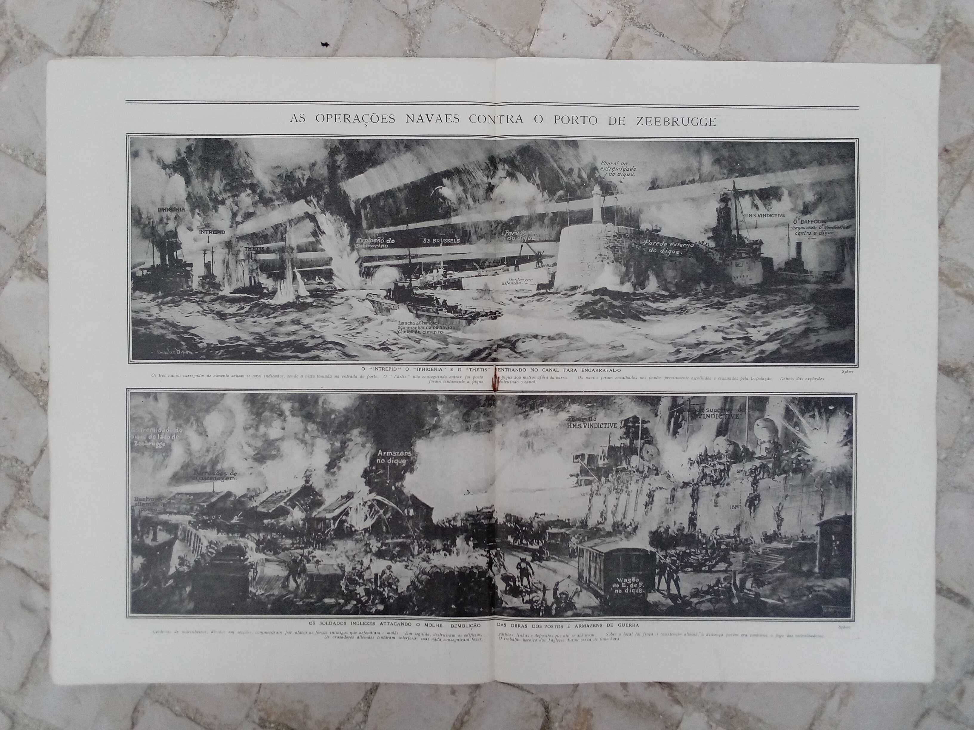 Exemplares raros do jornal ilustrado "O Espelho" (1ª Guerra Mundial)