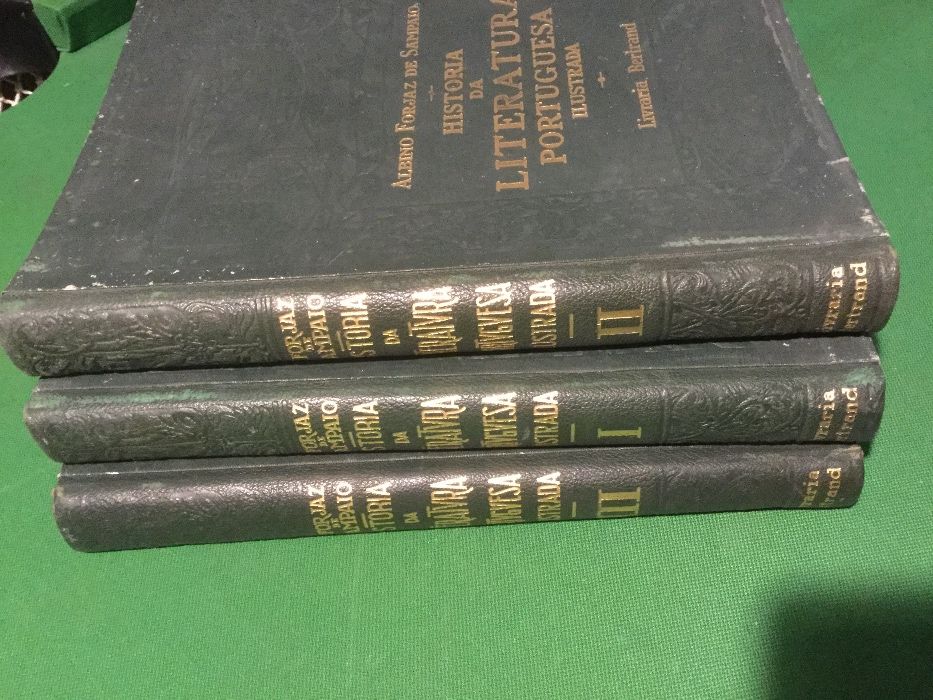 Livro de Literatura Portuguesa 3 volumes 1929