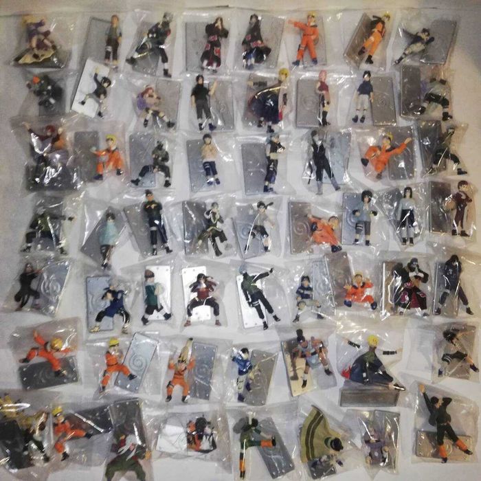 Bandai Naruto Ninja Ningyou Collection Figure Lote 57 Peças Usadas