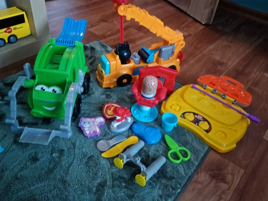 Mega zestaw do ciastoliny auta psi patrol fryzjer it'd