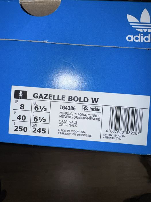 Кросівки Adidas Gazelle Bold оригінал