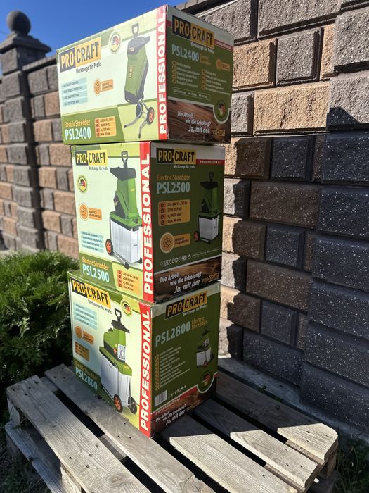 Подрібнювач гілок Procraft Pls 2400/2500/2800