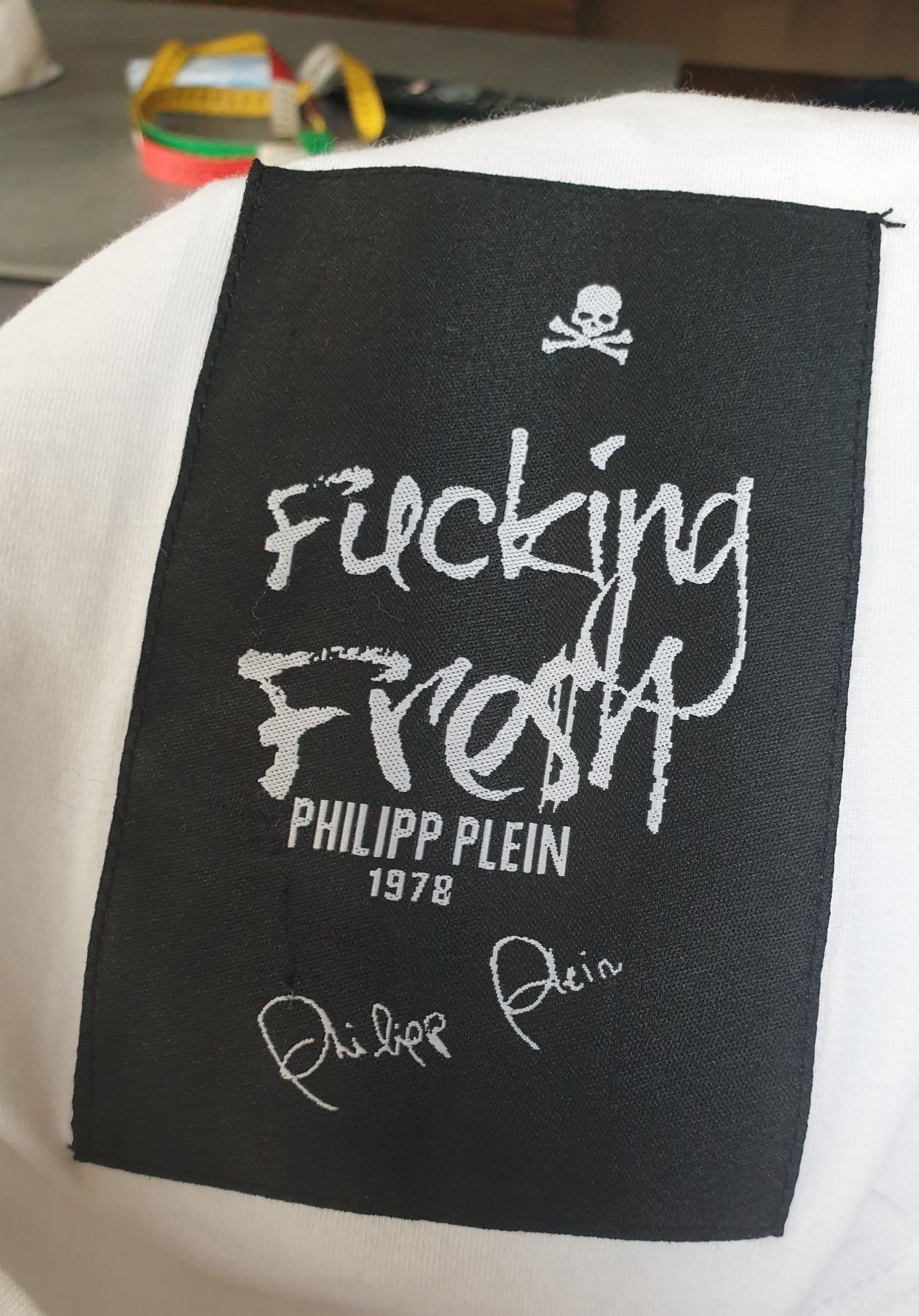 Philipp plein  _ t shirt biały