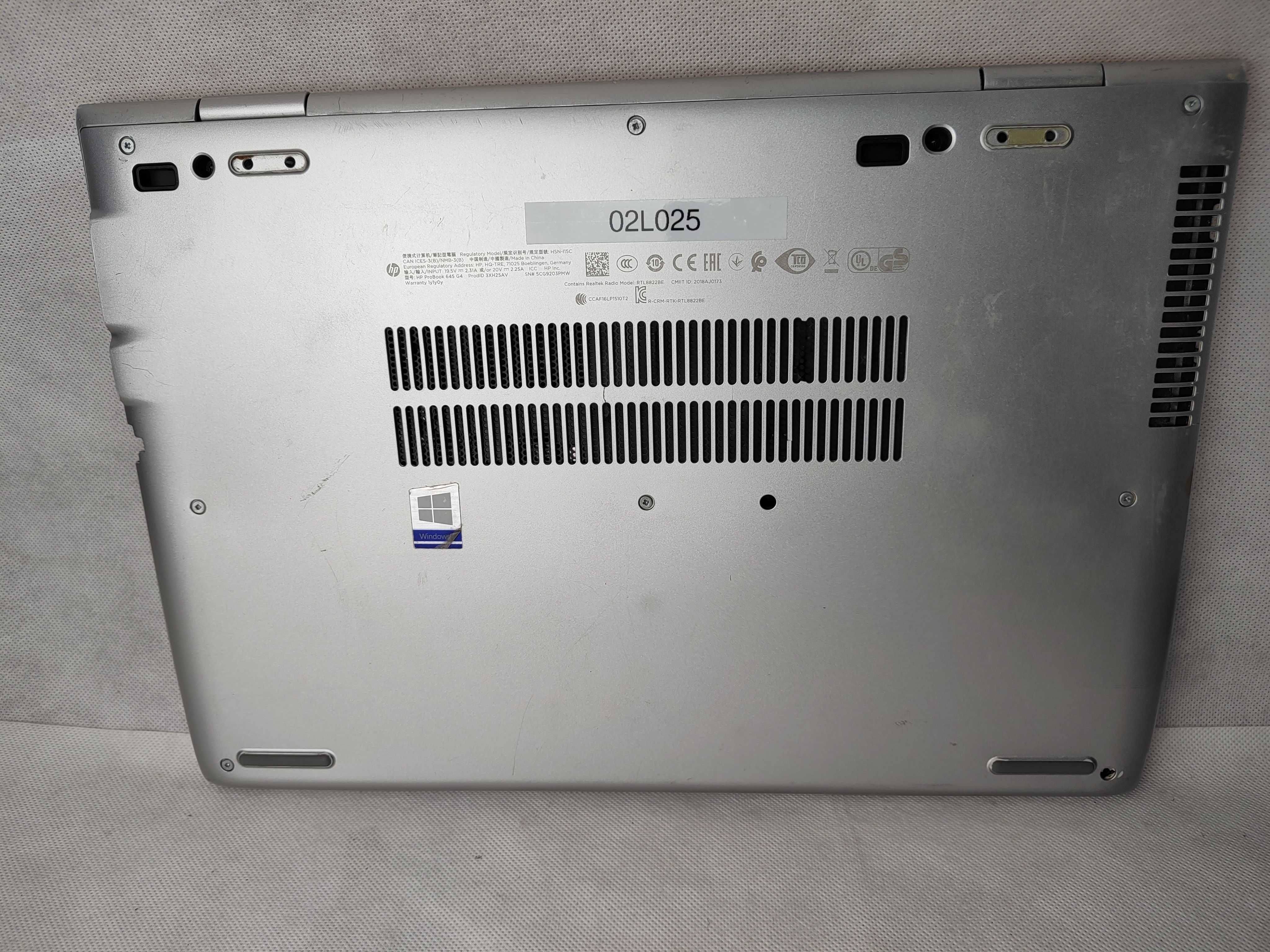 OKAZJA! | HP ProBook 645 G4 | Ryzen 3 2300U | Bios OK | Sklep FV23