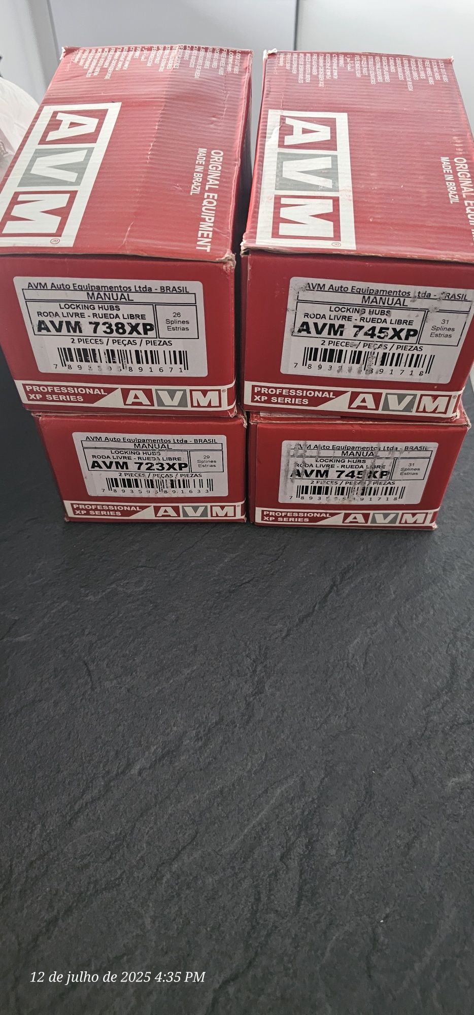 Cubos AVM extra reforçados