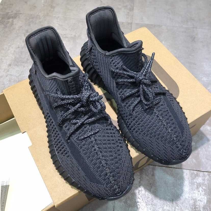 Czarny|Sportowe-Męskie adidasYeezy UnisexTrampki 45