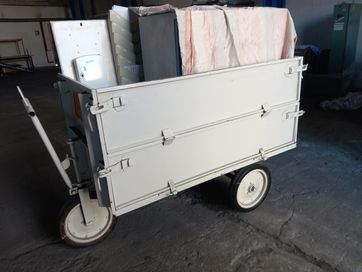Wózek wagonik towarowy trójkołowy stalowy w bdb stanie