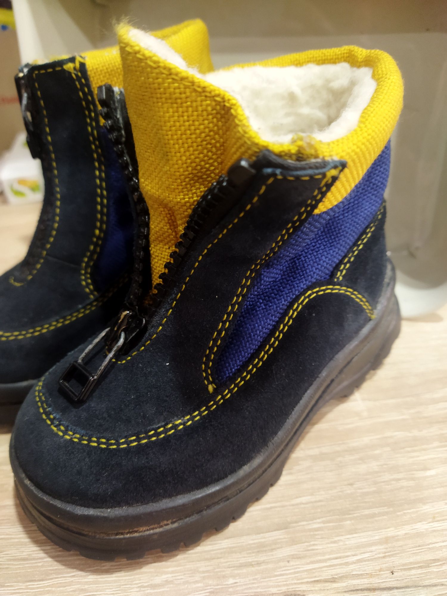 Зимние ботинки сапожки натур