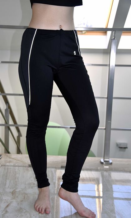 Dresy leginsy TexSport Concept czarne odblaski S 36