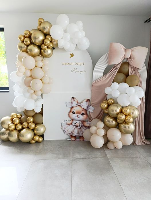 Wynajem dmuchana zjeżdżalnia Bubble House Miś XXL piana party ścianki