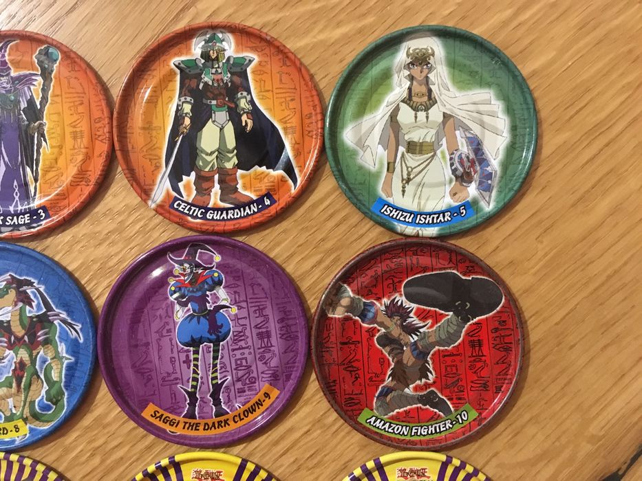 Yu gi oh metal tazo big duze cheetos lays star foods mr snaki tazosy