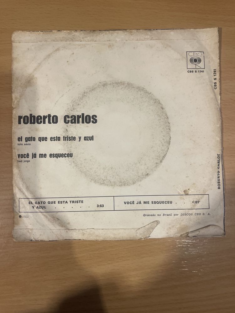 Roberto Carlos vinil single
