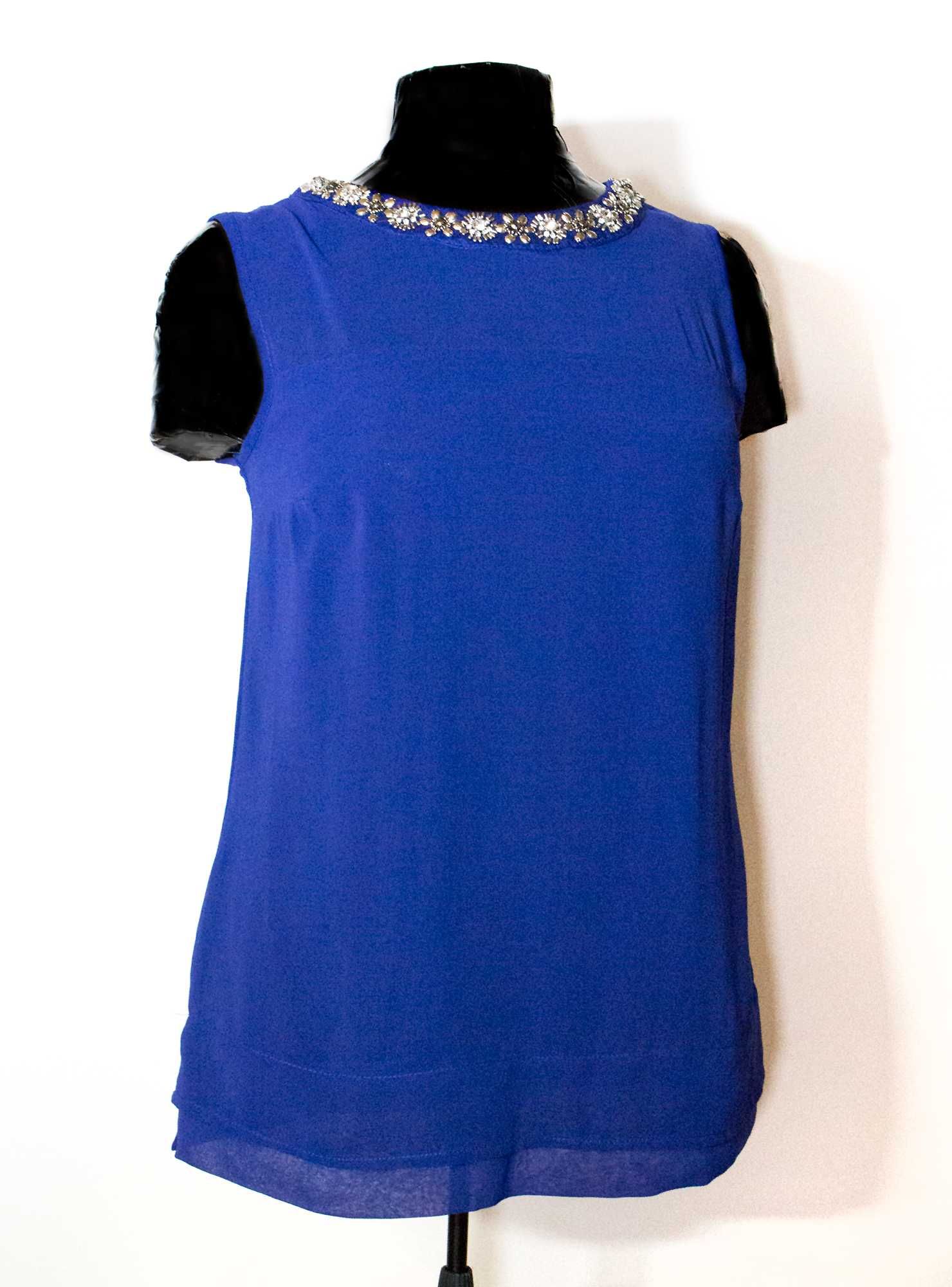 Chabrowa bluzka ze zdobieniem Dorothy Perkins M