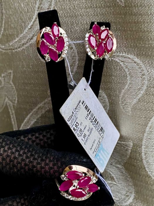 Ексклюзив сережки пусети комплекти кольє (колекція)