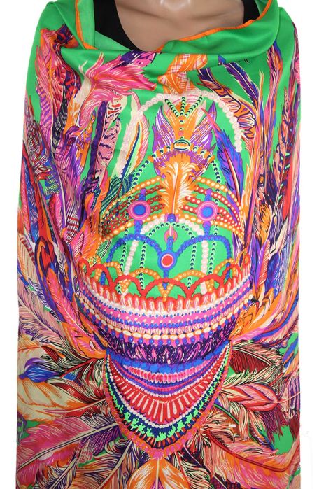 C1-4 Ogromna Jedwabna Chusta SILK Prezent 130x130