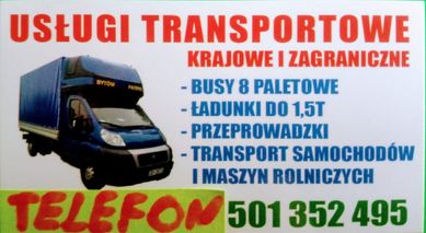 Usługi transportowe busem - podejmę współpracę