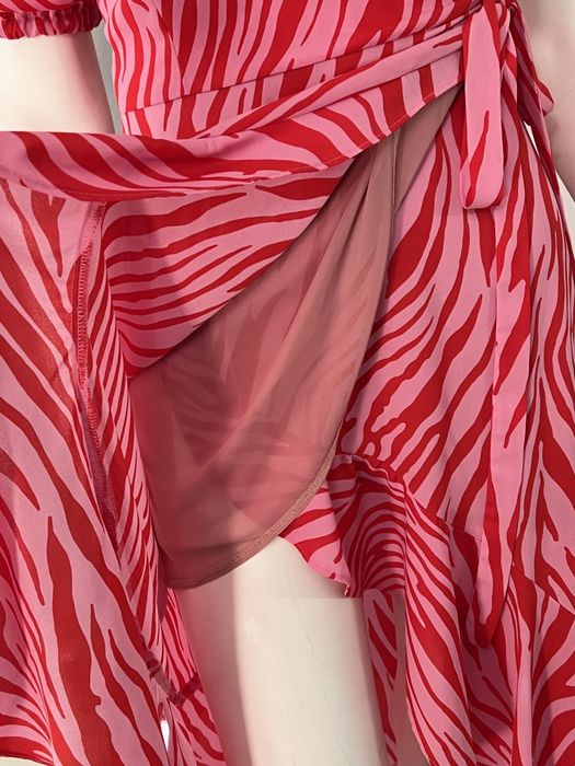 Laurella Sukienka Milano Pink Zebra S