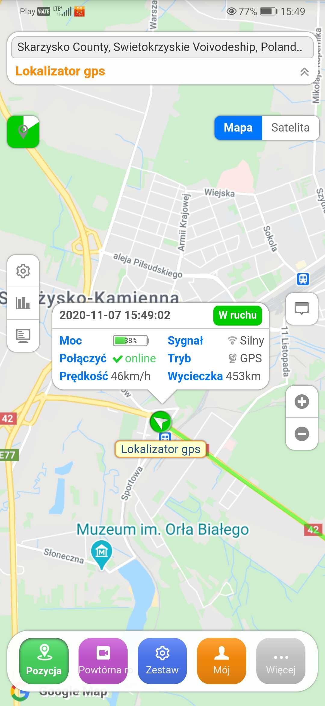 Lokalizator GPS Magnes Śledzenie Podsłuch 120 dni bez abonamentu